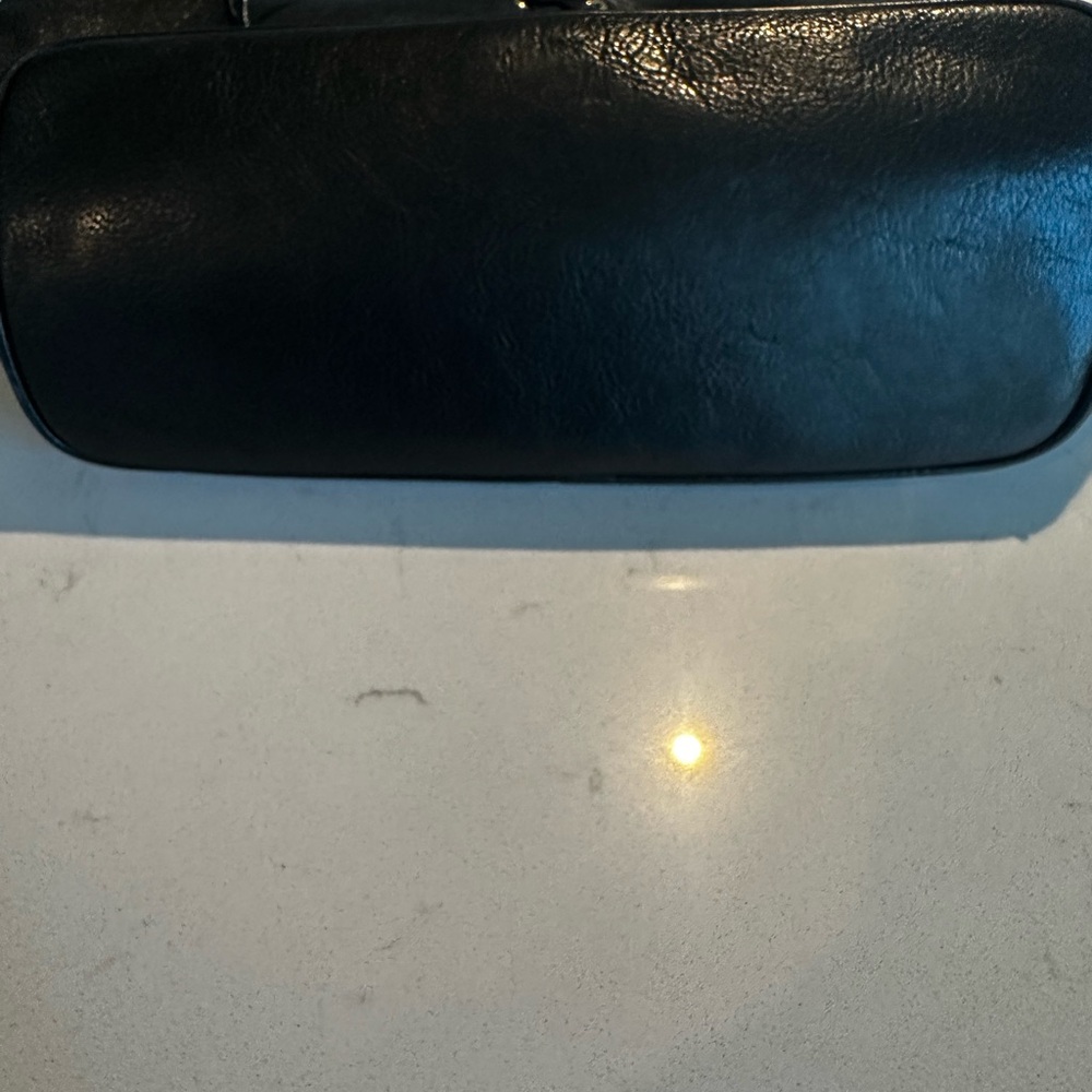 Stuart Weitzman Black Leather Lace-Up Shoulder Bag - Picture 9 of 10